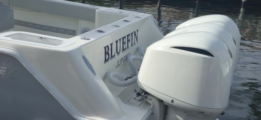 Bluefin lettering, Jupiter, FL