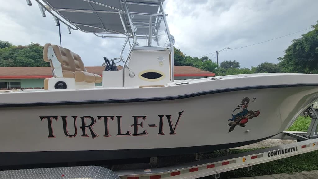 Turtle-IV lettering, Custom graphics